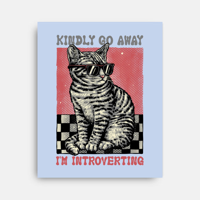 Introvert Mode-None-Stretched-Canvas-glitchygorilla