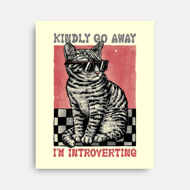 Introvert Mode-None-Stretched-Canvas-glitchygorilla