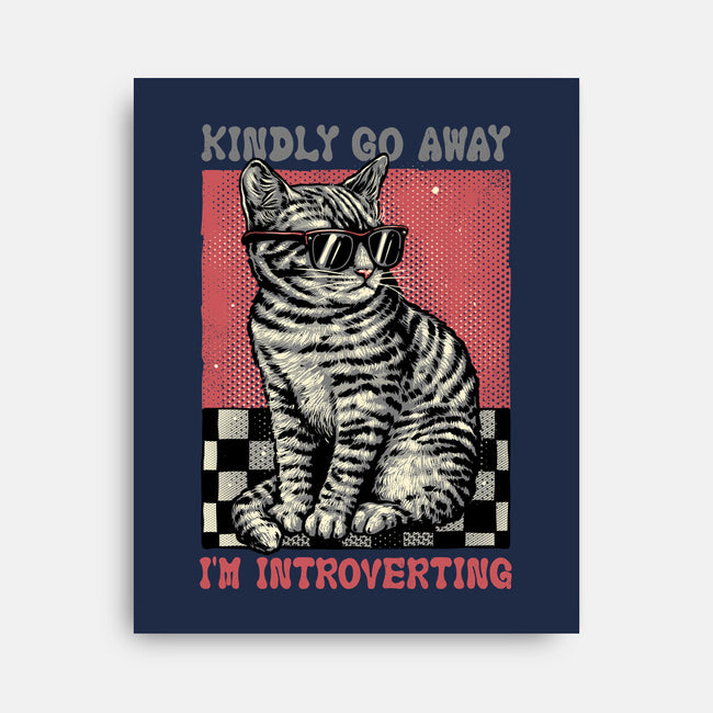 Introvert Mode-None-Stretched-Canvas-glitchygorilla