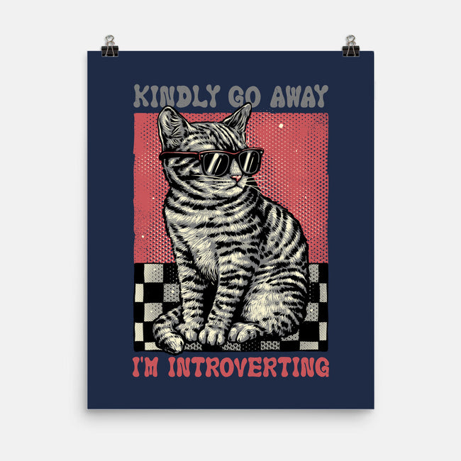 Introvert Mode-None-Matte-Poster-glitchygorilla
