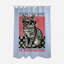Introvert Mode-None-Polyester-Shower Curtain-glitchygorilla