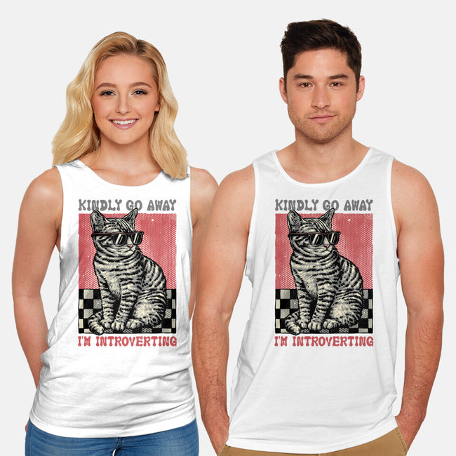 Introvert Mode-Unisex-Basic-Tank-glitchygorilla