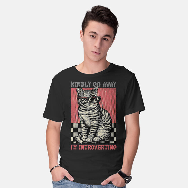 Introvert Mode-Mens-Basic-Tee-glitchygorilla