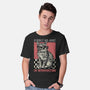 Introvert Mode-Mens-Basic-Tee-glitchygorilla