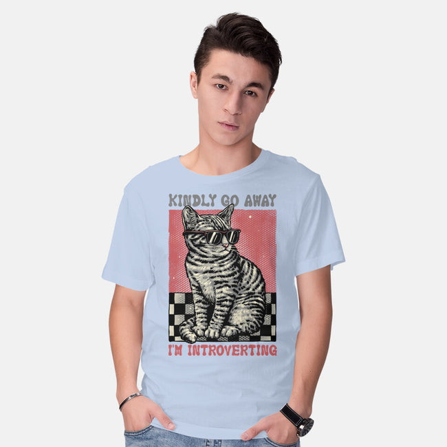 Introvert Mode-Mens-Basic-Tee-glitchygorilla