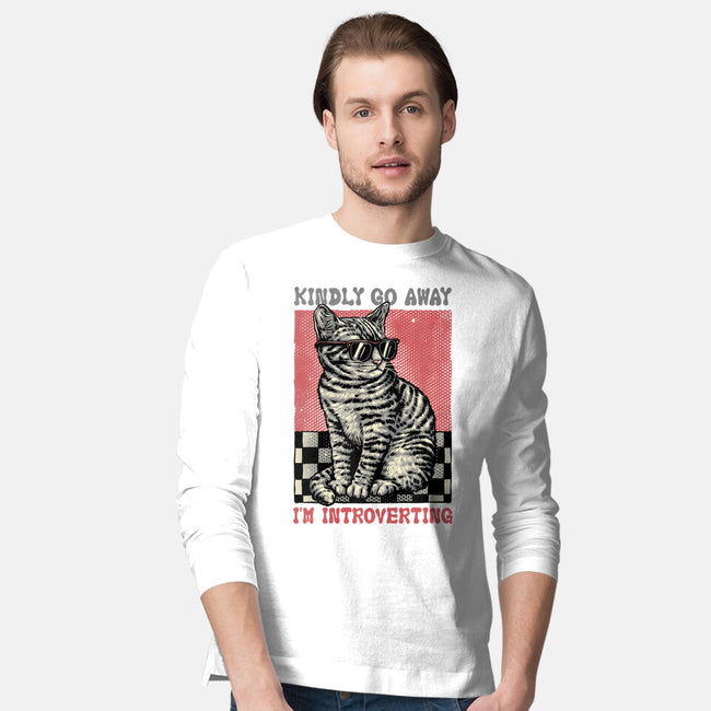 Introvert Mode-Mens-Long Sleeved-Tee-glitchygorilla