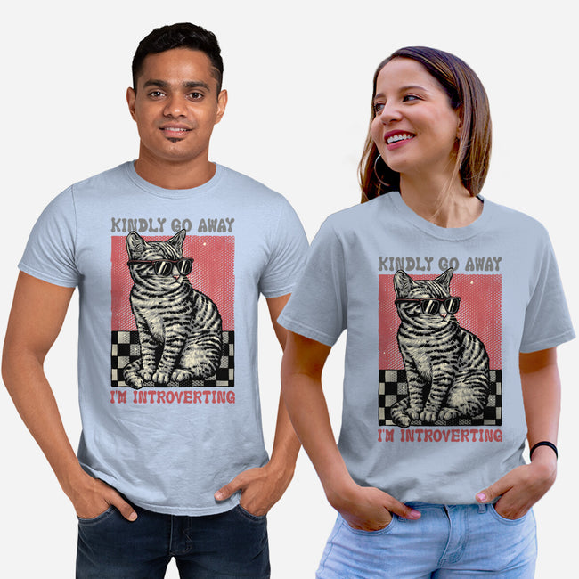 Introvert Mode-Unisex-Basic-Tee-glitchygorilla