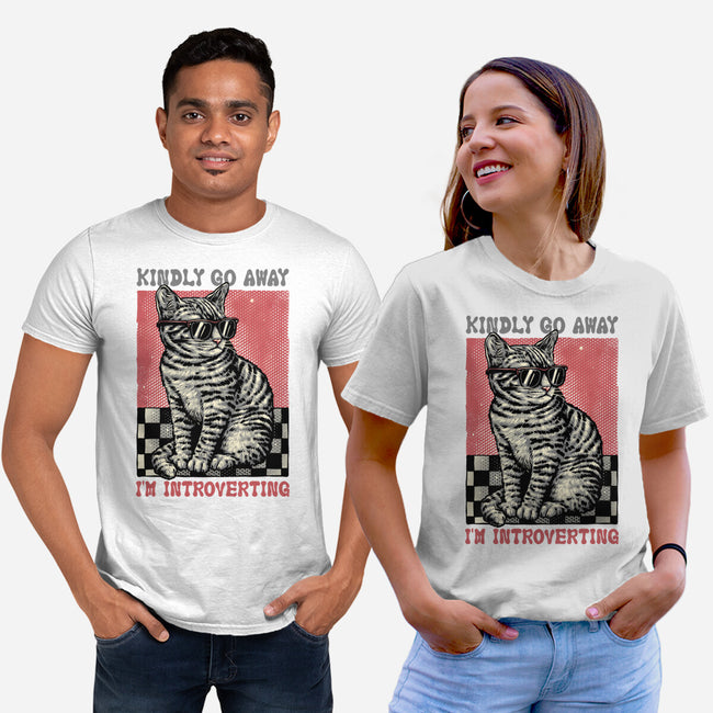Introvert Mode-Unisex-Basic-Tee-glitchygorilla