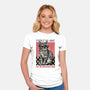 Introvert Mode-Womens-Fitted-Tee-glitchygorilla