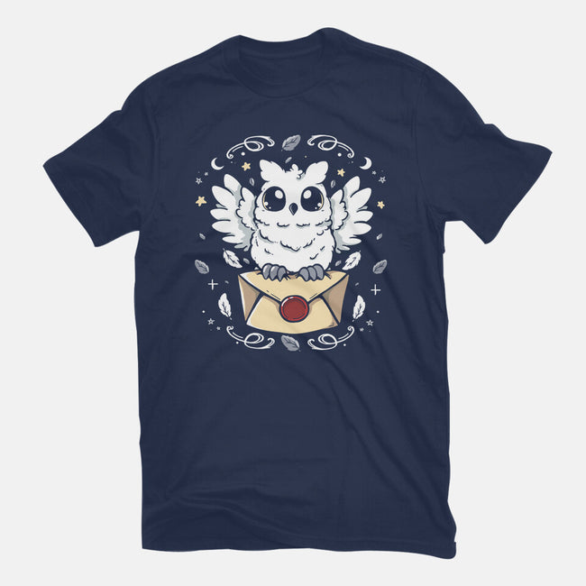 The Magic Owl-Womens-Basic-Tee-Vallina84
