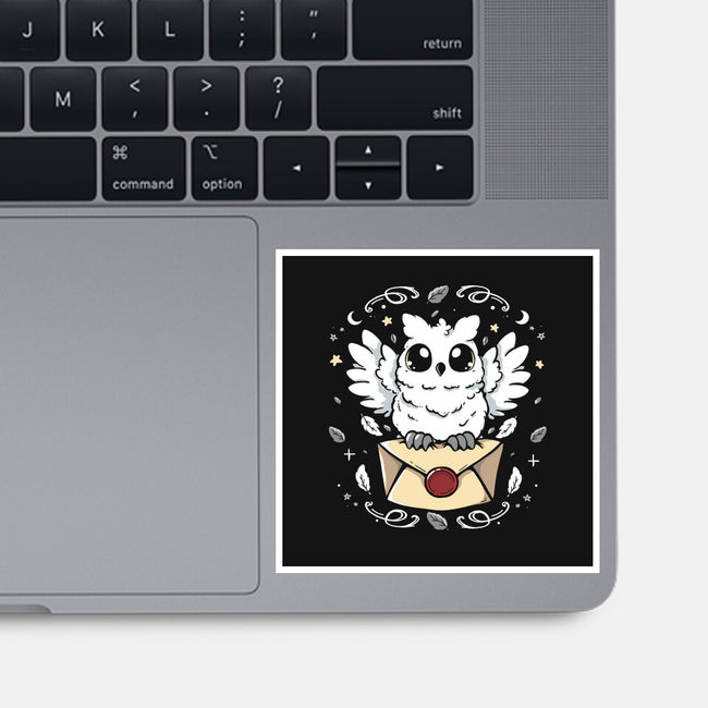 The Magic Owl-None-Glossy-Sticker-Vallina84
