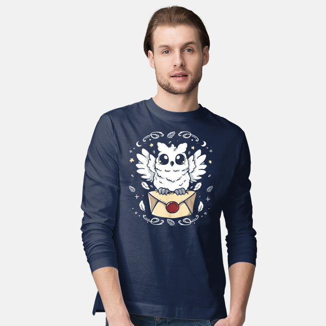 The Magic Owl-Mens-Long Sleeved-Tee-Vallina84