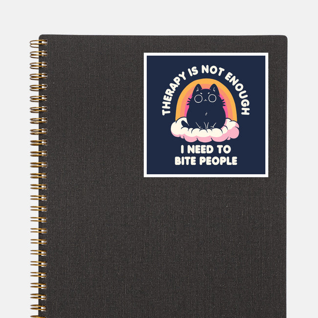 I Need To Bite People-None-Glossy-Sticker-koalastudio