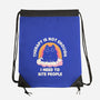 I Need To Bite People-None-Drawstring-Bag-koalastudio