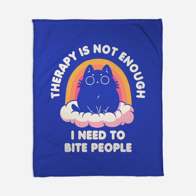 I Need To Bite People-None-Fleece-Blanket-koalastudio
