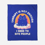 I Need To Bite People-None-Fleece-Blanket-koalastudio