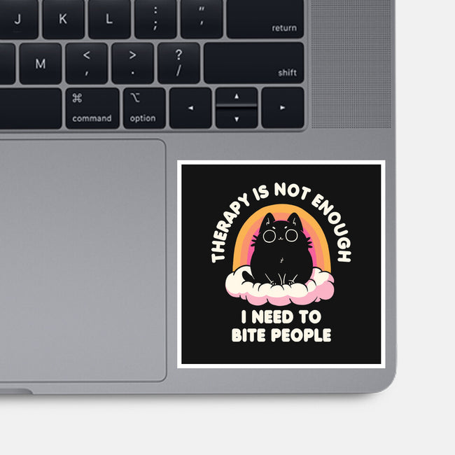 I Need To Bite People-None-Glossy-Sticker-koalastudio