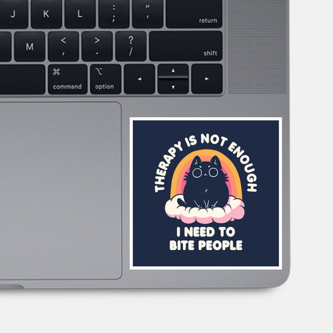 I Need To Bite People-None-Glossy-Sticker-koalastudio