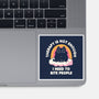 I Need To Bite People-None-Glossy-Sticker-koalastudio