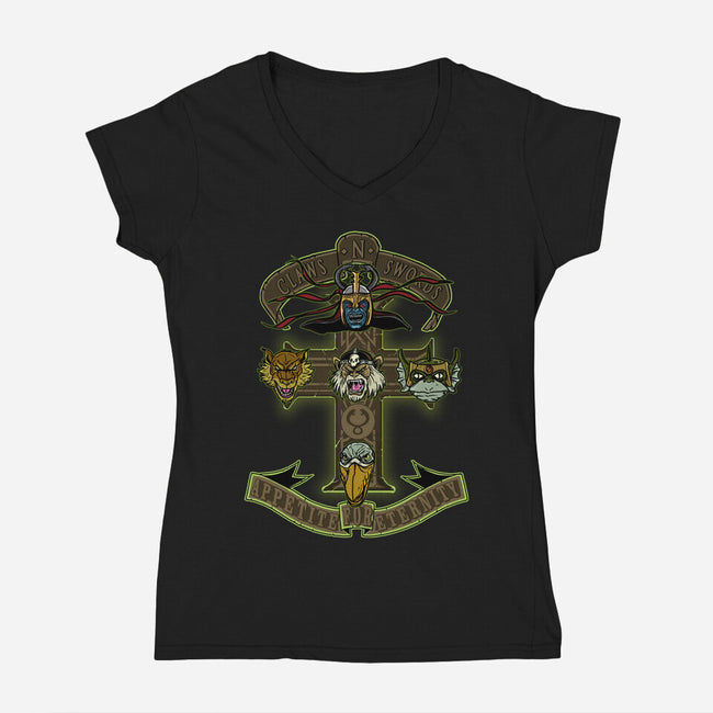 Appetite For Eternity-Womens-V-Neck-Tee-AndreusD