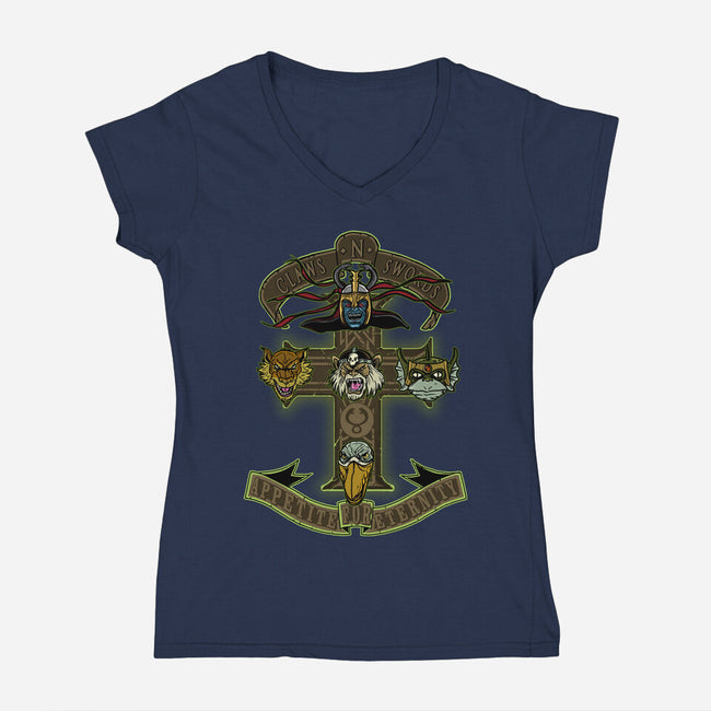 Appetite For Eternity-Womens-V-Neck-Tee-AndreusD