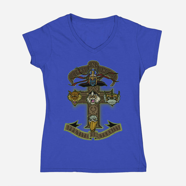 Appetite For Eternity-Womens-V-Neck-Tee-AndreusD