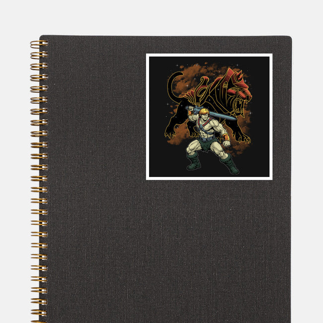 Power And Claw-None-Glossy-Sticker-Astrobot Invention