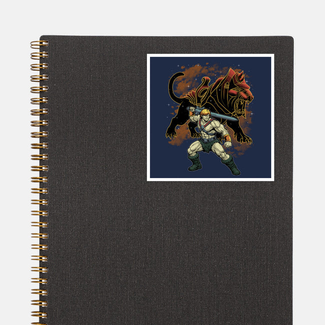 Power And Claw-None-Glossy-Sticker-Astrobot Invention