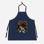 Power And Claw-Unisex-Kitchen-Apron-Astrobot Invention
