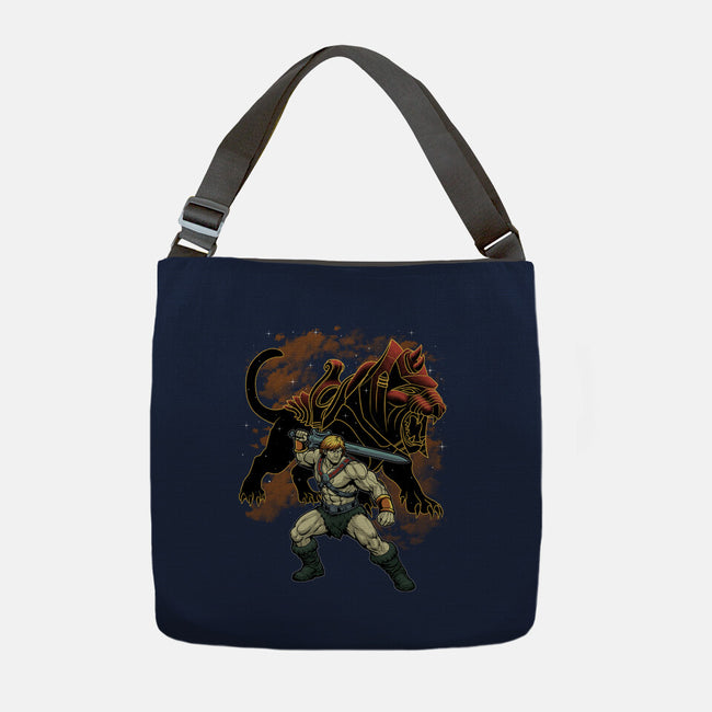 Power And Claw-None-Adjustable Tote-Bag-Astrobot Invention