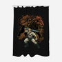 Power And Claw-None-Polyester-Shower Curtain-Astrobot Invention