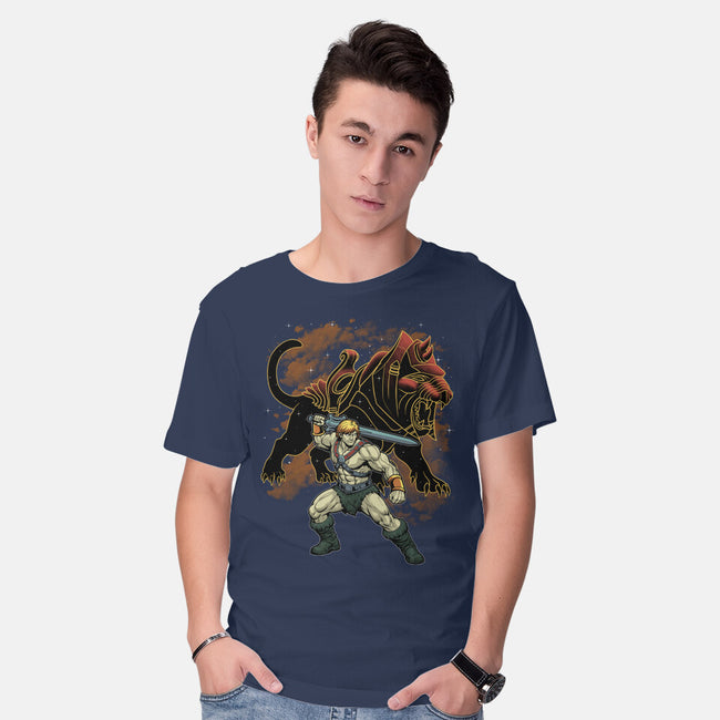 Power And Claw-Mens-Basic-Tee-Astrobot Invention