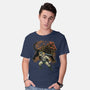Power And Claw-Mens-Basic-Tee-Astrobot Invention