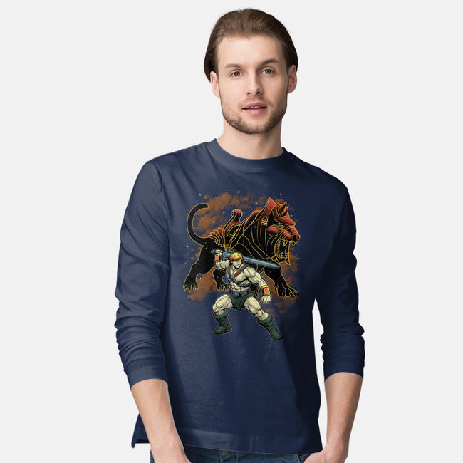 Power And Claw-Mens-Long Sleeved-Tee-Astrobot Invention