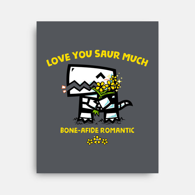 Love You Saur Much-None-Stretched-Canvas-krisren28