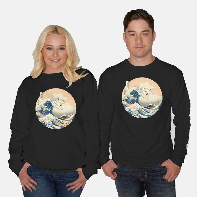 The Great Cat-nagawa-Unisex-Crew Neck-Sweatshirt-vp021