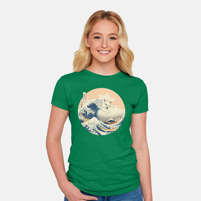 The Great Cat-nagawa-Womens-Fitted-Tee-vp021