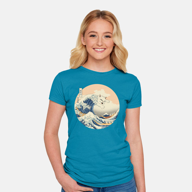 The Great Cat-nagawa-Womens-Fitted-Tee-vp021