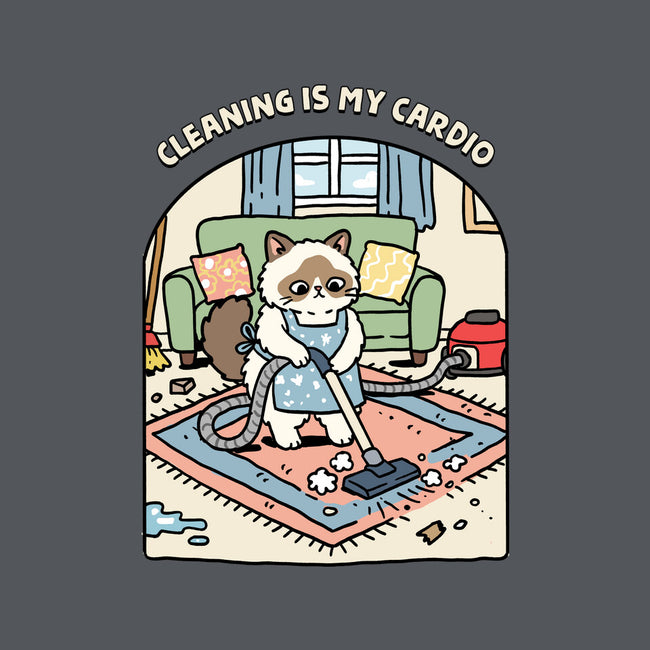 Cleaning Is My Cardio-None-Basic Tote-Bag-GoshWow