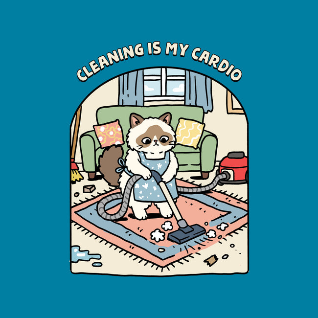 Cleaning Is My Cardio-None-Stretched-Canvas-GoshWow