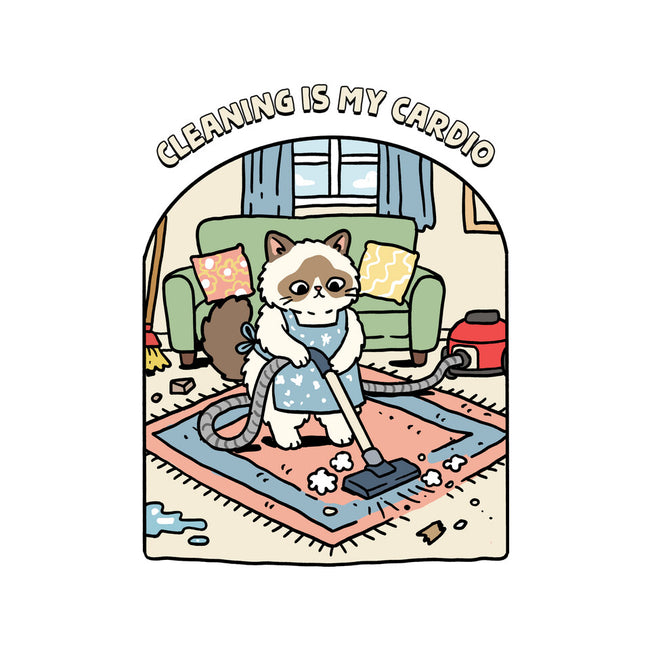 Cleaning Is My Cardio-Mens-Premium-Tee-GoshWow
