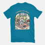 Cleaning Is My Cardio-Womens-Fitted-Tee-GoshWow