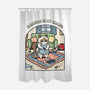 Cleaning Is My Cardio-None-Polyester-Shower Curtain-GoshWow
