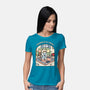 Cleaning Is My Cardio-Womens-Basic-Tee-GoshWow