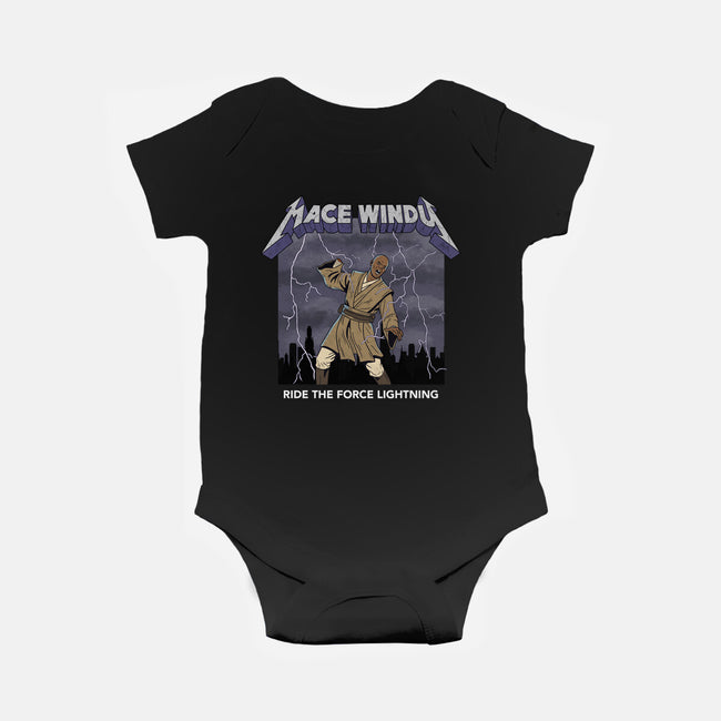 Ride The Force Lightning-Baby-Basic-Onesie-milasneeze