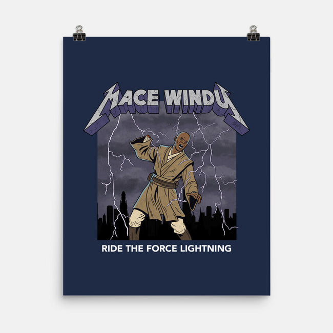 Ride The Force Lightning-None-Matte-Poster-milasneeze