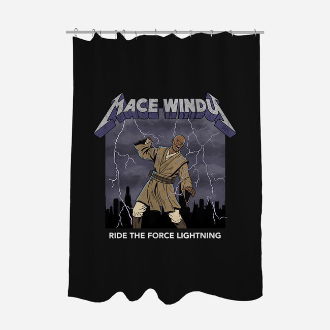 Ride The Force Lightning-None-Polyester-Shower Curtain-milasneeze