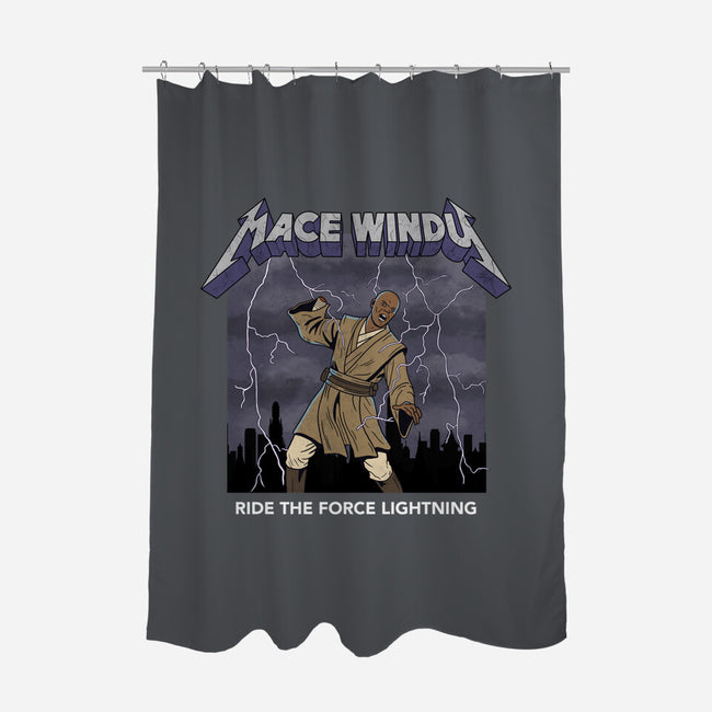 Ride The Force Lightning-None-Polyester-Shower Curtain-milasneeze