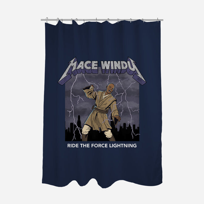Ride The Force Lightning-None-Polyester-Shower Curtain-milasneeze
