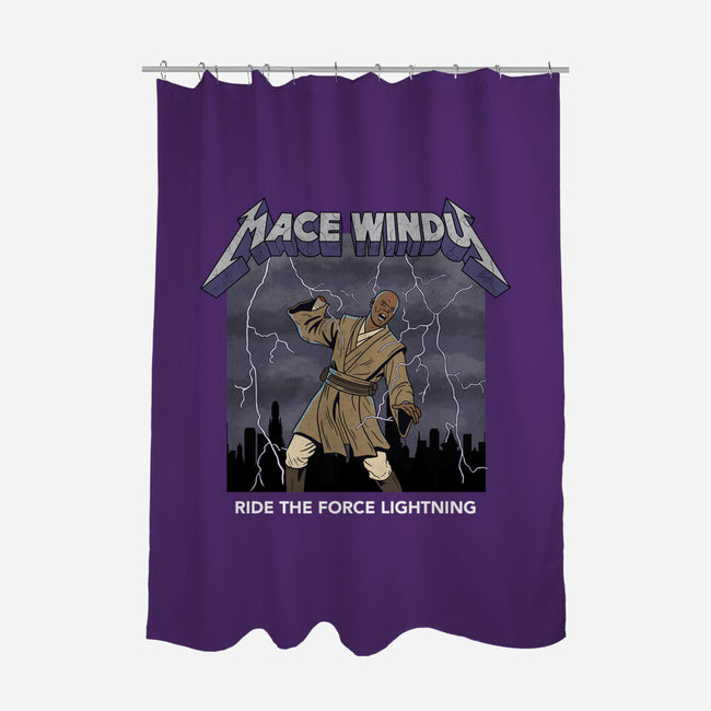 Ride The Force Lightning-None-Polyester-Shower Curtain-milasneeze